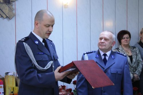 Pożegnał się ze służbą - zdjęcia