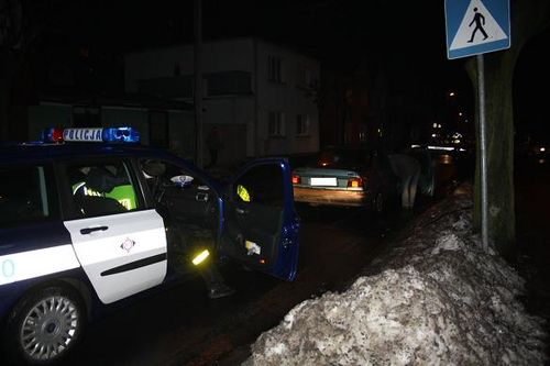 Wypadek na przejściu dla pieszych - zdjęcia