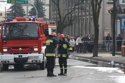Eksplodował samochód - fotorelacja