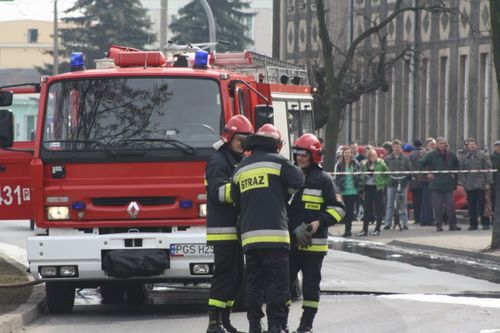 Eksplodował samochód - fotorelacja