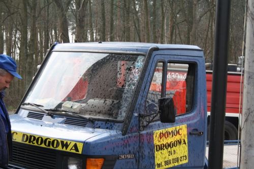 Wybuch transformatora - zdjęcia
