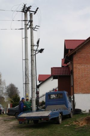 Wybuch transformatora - zdjęcia