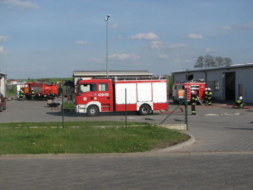 Gasili pożar w Czachorowie - zdjęcia