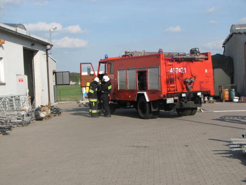 Gasili pożar w Czachorowie - zdjęcia