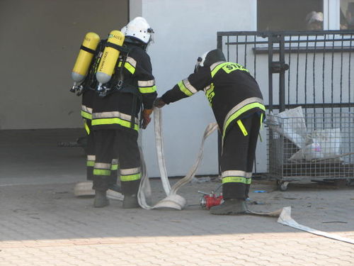 Gasili pożar w Czachorowie - zdjęcia