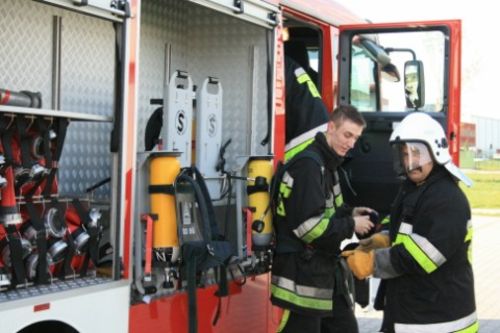 Gasili pożar w Czachorowie - zdjęcia