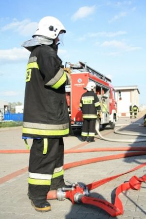 Gasili pożar w Czachorowie - zdjęcia