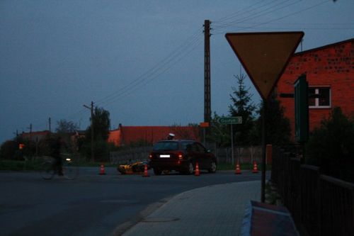 Wymusiła pierwszeństwo - zdjęcia