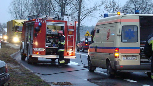 Symulowany wypadek (galeria)