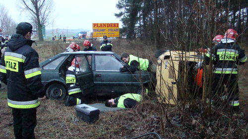 Symulowany wypadek (galeria)