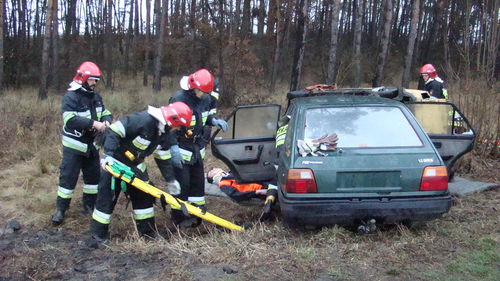 Symulowany wypadek (galeria)