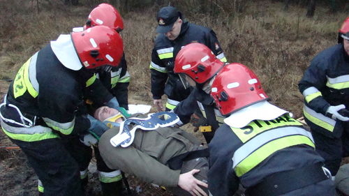 Symulowany wypadek (galeria)