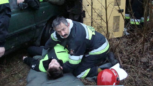 Symulowany wypadek (galeria)