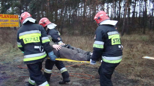 Symulowany wypadek (galeria)