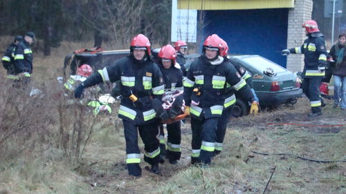 Symulowany wypadek (galeria)