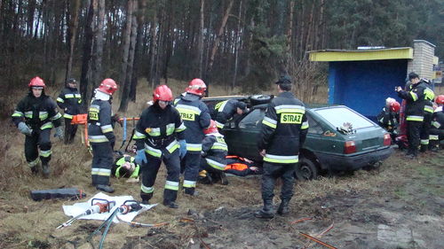 Symulowany wypadek (galeria)