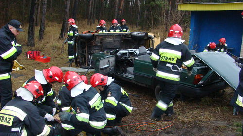 Symulowany wypadek (galeria)