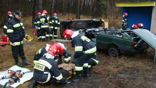 Symulowany wypadek (galeria)