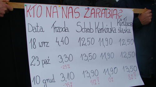 Pikietowali rolnicy (galeria)