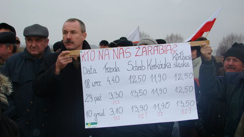 Pikietowali rolnicy (galeria)