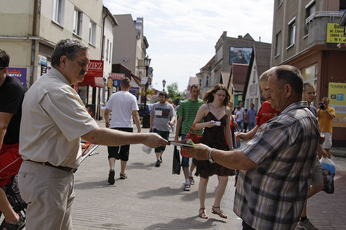 Przekonywali wyborców - zdjęcia