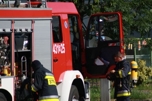 Kontrolowany pożar skarbówki - zdjęcia