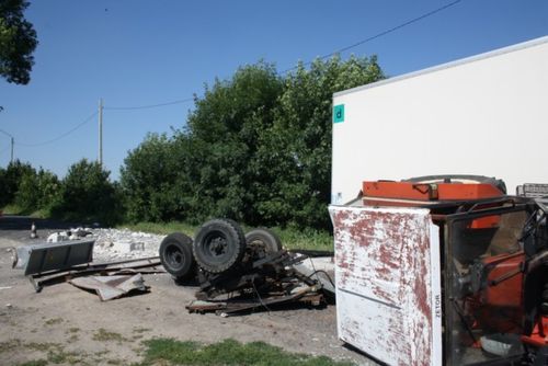 Policja ustala winnego - zdjęcia