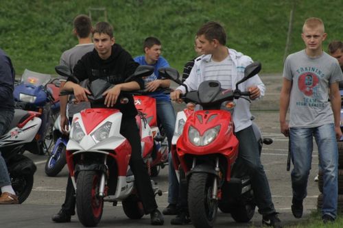 Wakacyjny zlot skuterów - galeria