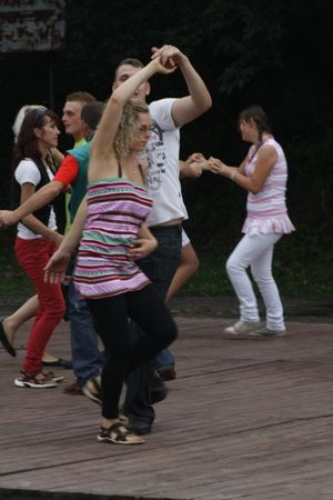 Na dożynkowych zabawach - zdjęcia