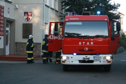 Pożar internatu, są ranni - fotorelacja