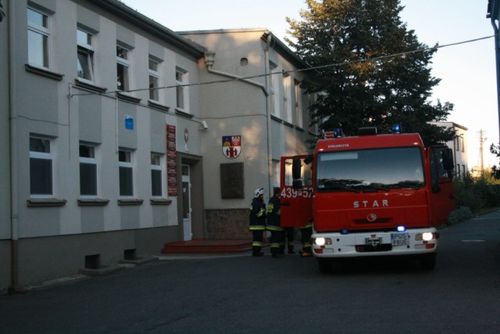 Pożar internatu, są ranni - fotorelacja