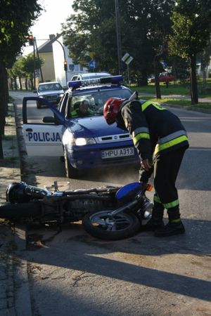 Wymusił pierwszeństwo - zdjęcia