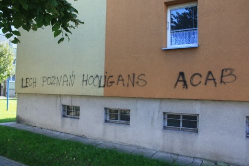 Wandale oszpecili bloki - zdjęcia