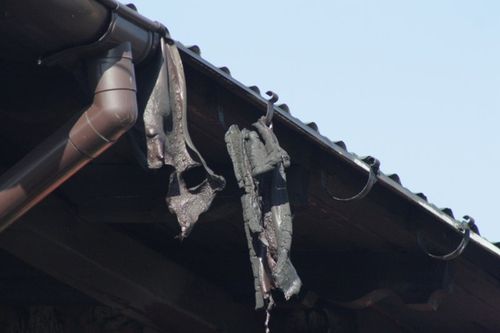 Pożar i wypadek Siedlcu - zdjęcia