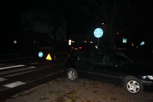 Poważny wypadek na pasach- foto