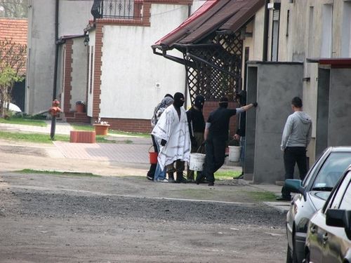 Tradycyjne lanie wody - zdjęcia