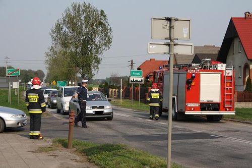 TIR uderzył w TIR-a - zdjęcia