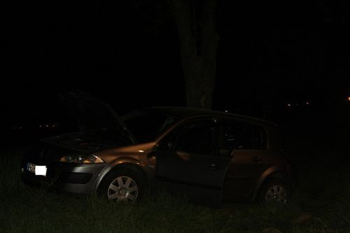 Stracił przytomność, wjechał do rowu - zdjęcia