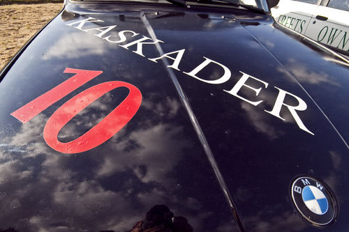 Kaskaderskie show na stadionie - fotorelacja