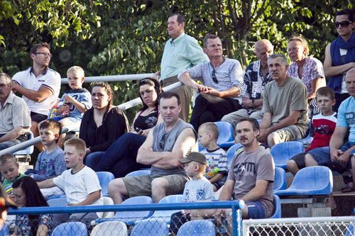 Kaskaderskie show na stadionie - fotorelacja