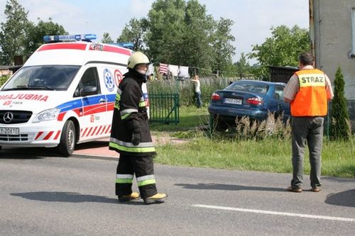 Trzy osoby poszkodowane - fotorelacja