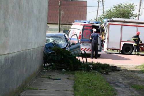 Trzy osoby poszkodowane - fotorelacja