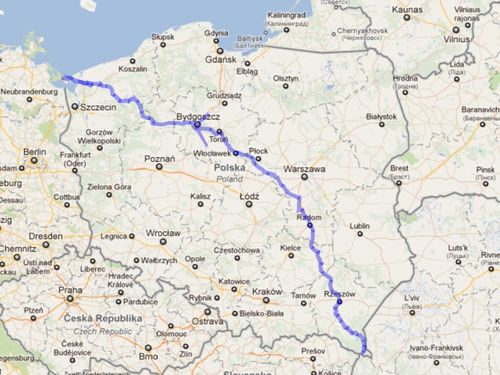 Przejechali przez Polskę rowerem - zdjęcia