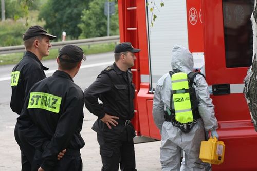 Alarm z powodu tajemniczego proszku - zdjęcia