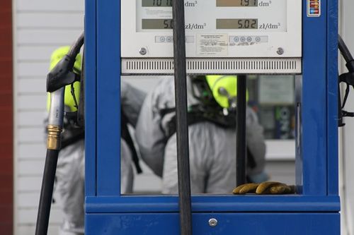 Alarm z powodu tajemniczego proszku - zdjęcia