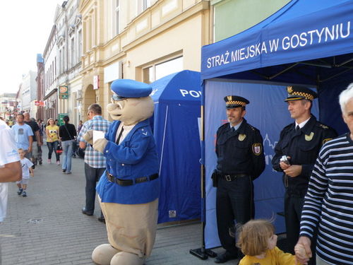 Happening z wypadkiem w tle- zdjęcia