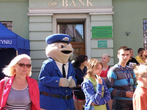 Happening z wypadkiem w tle- zdjęcia