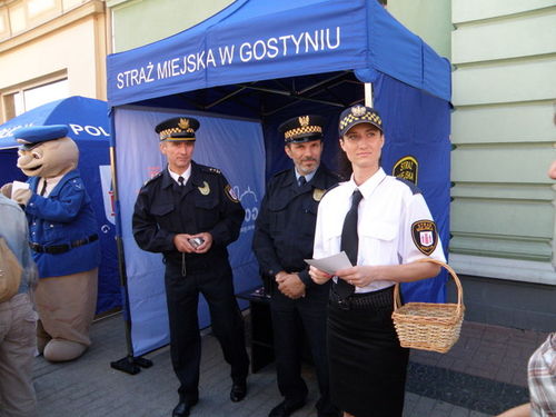 Happening z wypadkiem w tle- zdjęcia