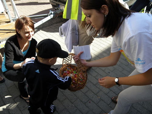 Happening z wypadkiem w tle- zdjęcia