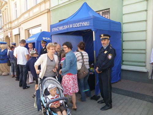 Happening z wypadkiem w tle- zdjęcia